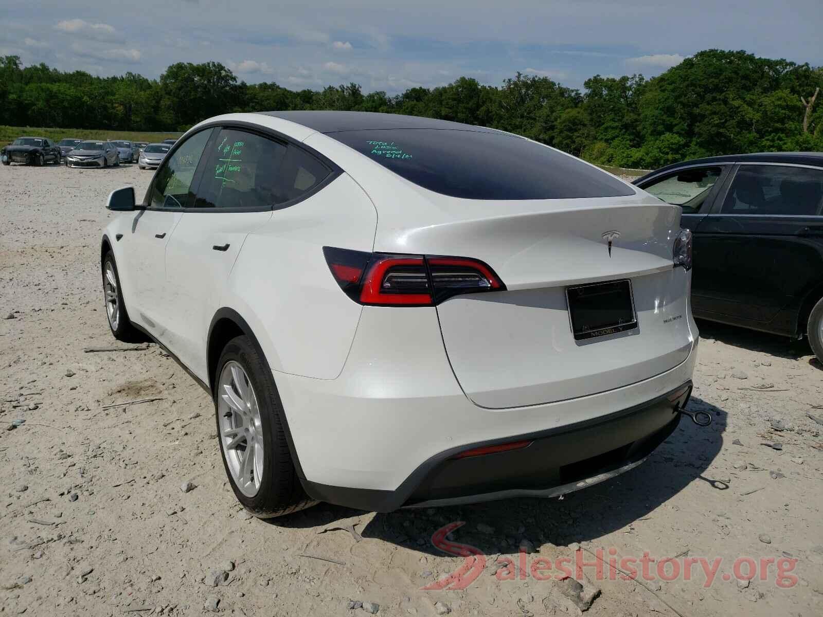 5YJYGDEE7MF118970 2021 TESLA MODEL Y