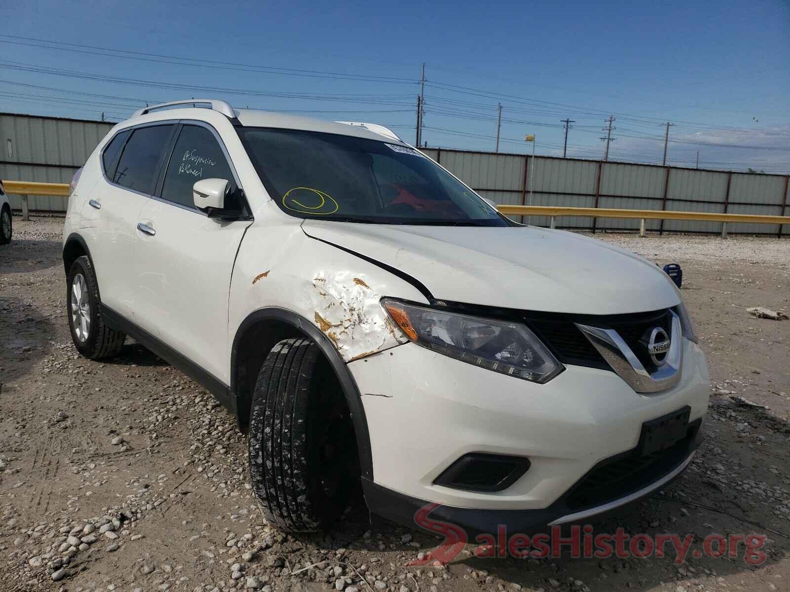 KNMAT2MT4GP607810 2016 NISSAN ROGUE