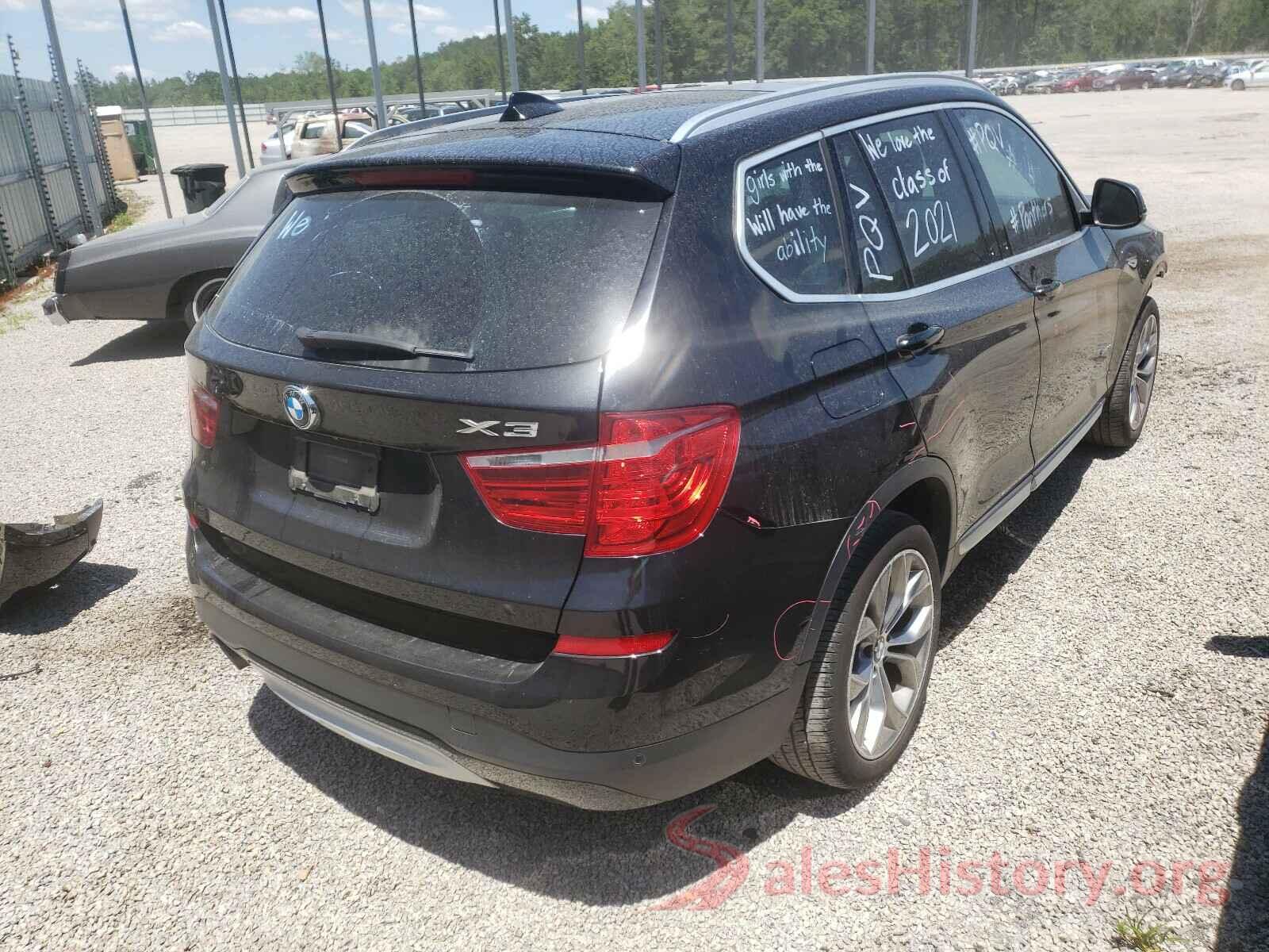 5UXWZ7C37H0X39374 2017 BMW X3