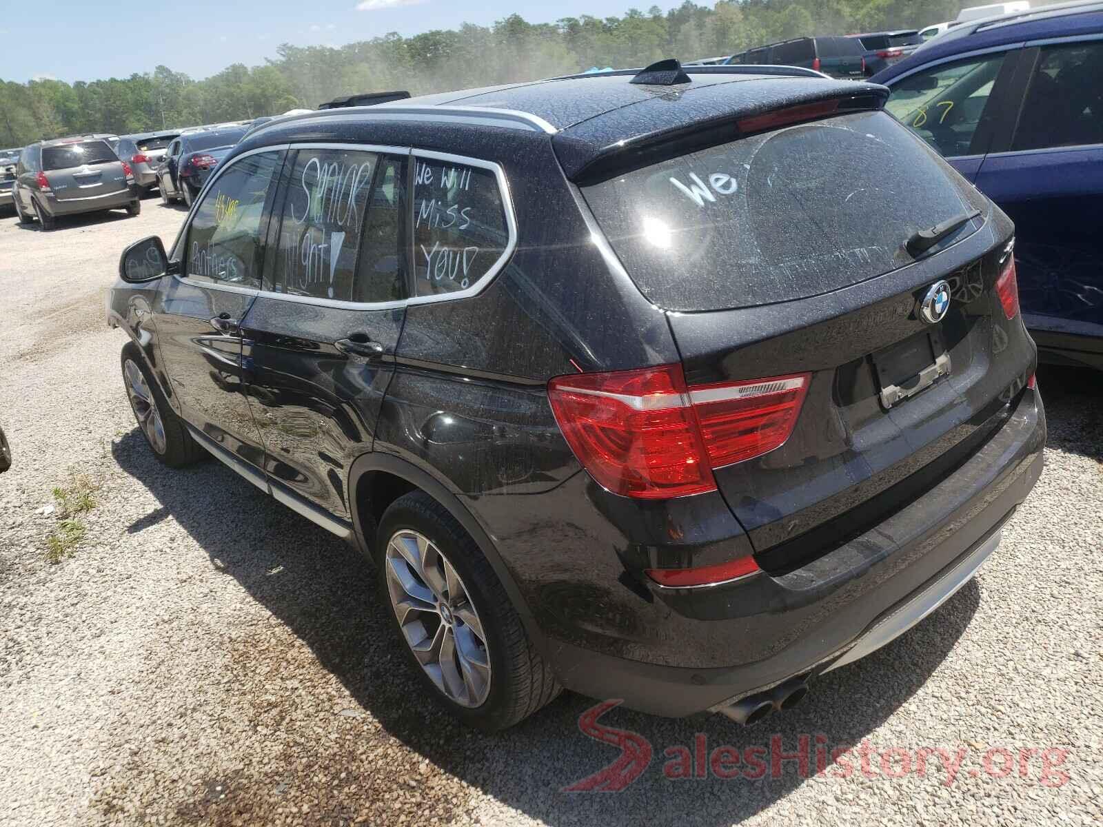 5UXWZ7C37H0X39374 2017 BMW X3