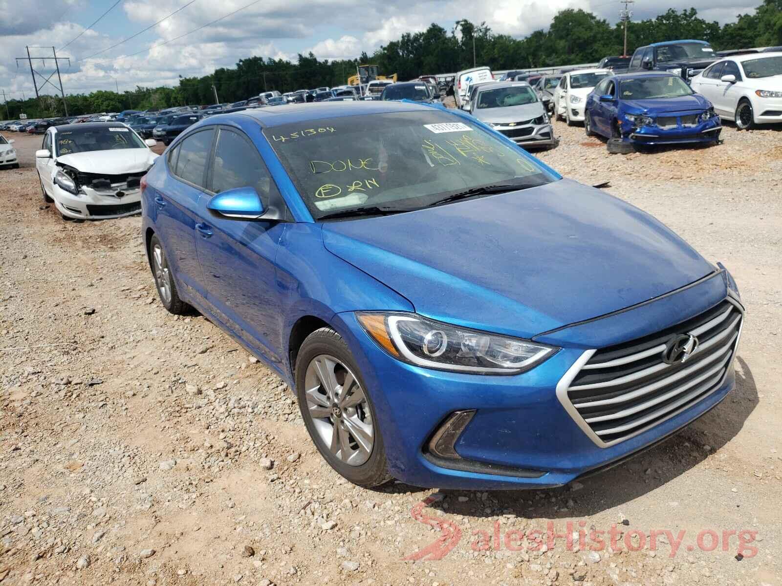 KMHD84LF5JU451304 2018 HYUNDAI ELANTRA