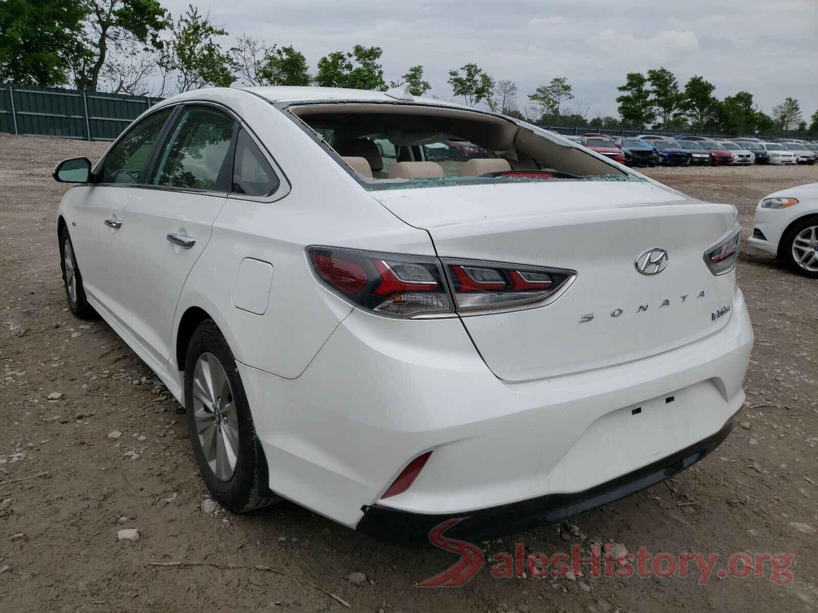 KMHE24L38KA092027 2019 HYUNDAI SONATA