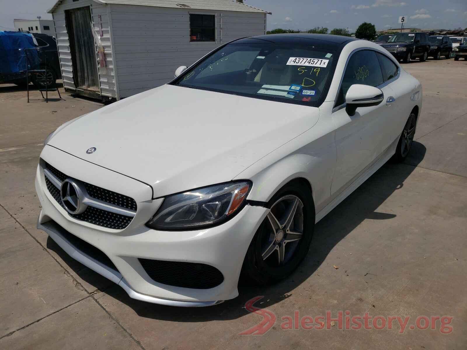 WDDWJ4JB8HF418027 2017 MERCEDES-BENZ C CLASS