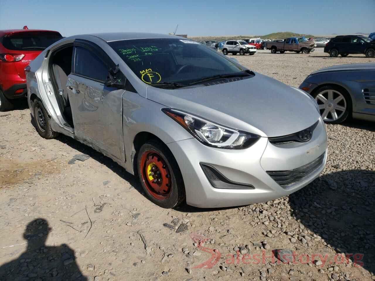 5NPDH4AE3GH765471 2016 HYUNDAI ELANTRA