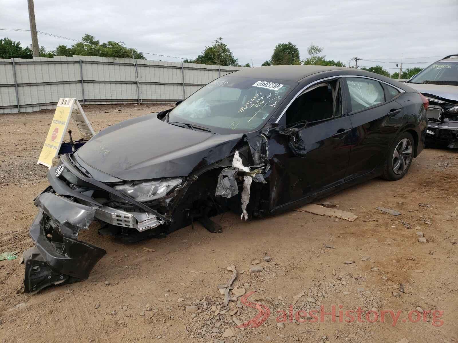 2HGFC2F66KH525458 2019 HONDA CIVIC