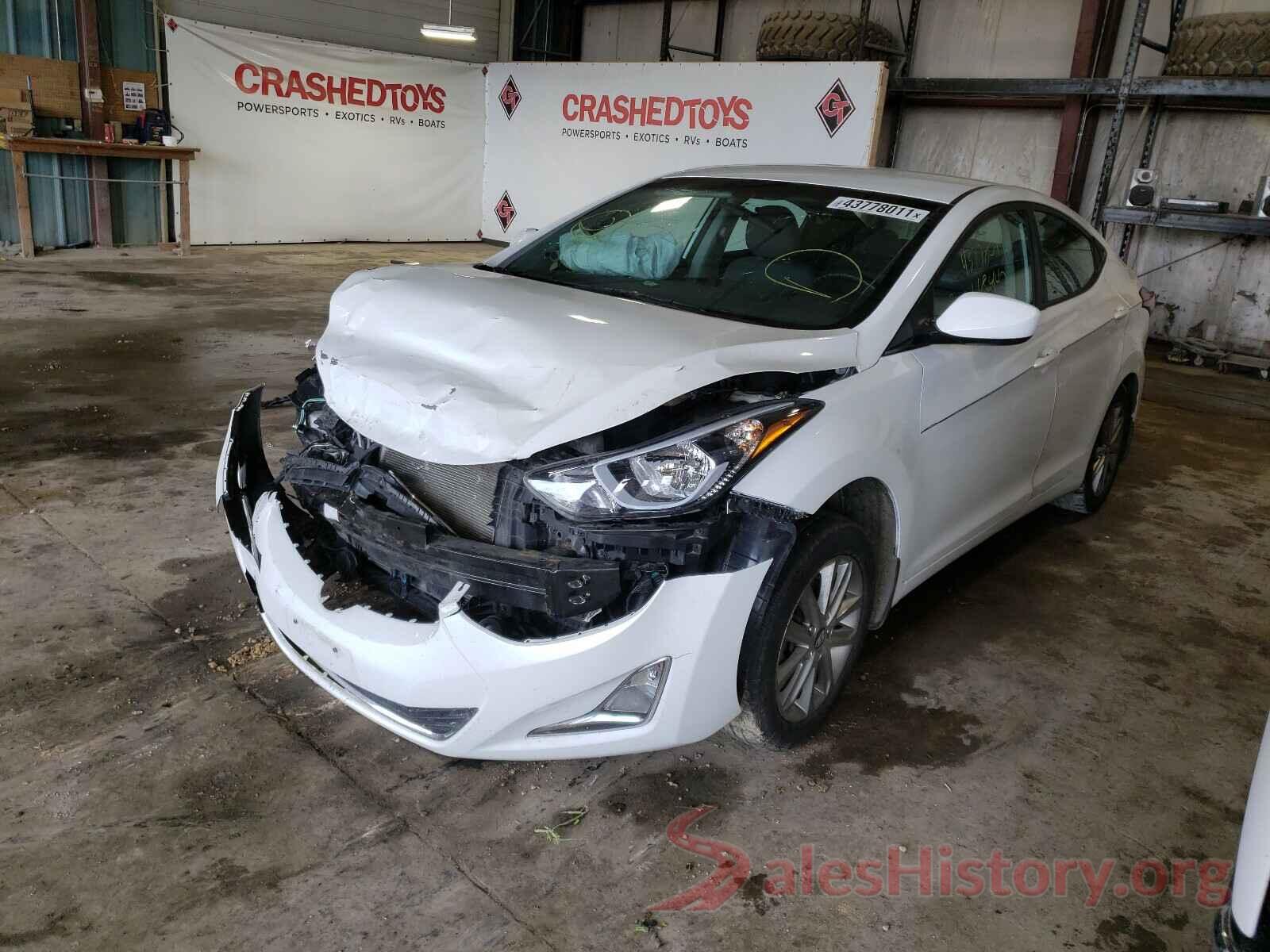 5NPDH4AE6GH653456 2016 HYUNDAI ELANTRA