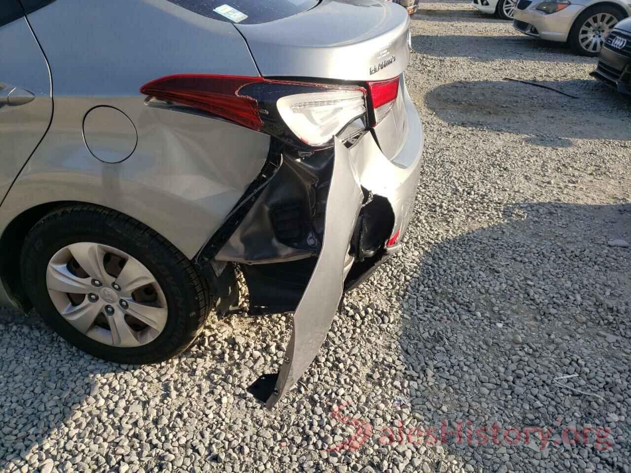 KMHDH4AE4GU532233 2016 HYUNDAI ELANTRA