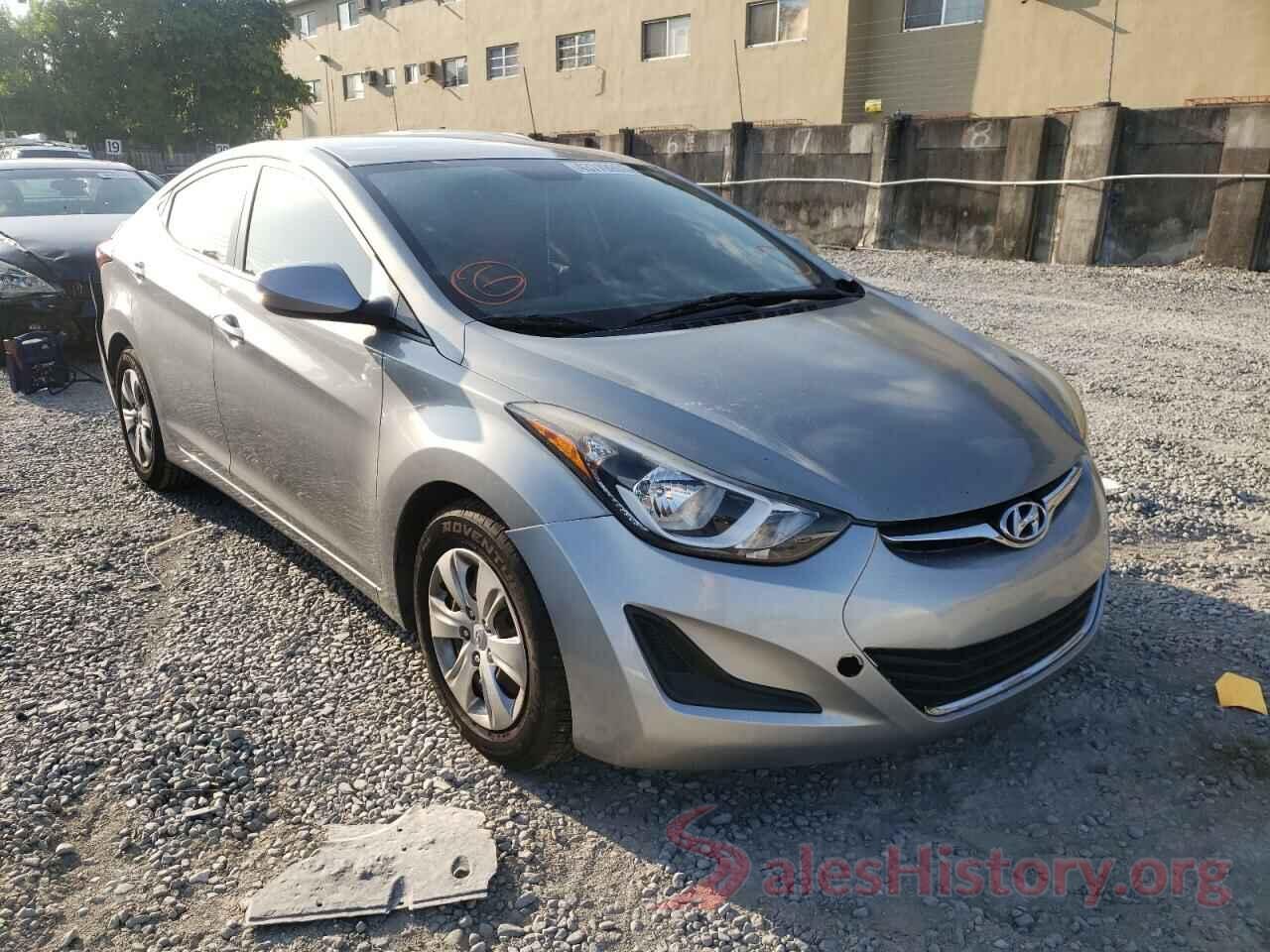 KMHDH4AE4GU532233 2016 HYUNDAI ELANTRA