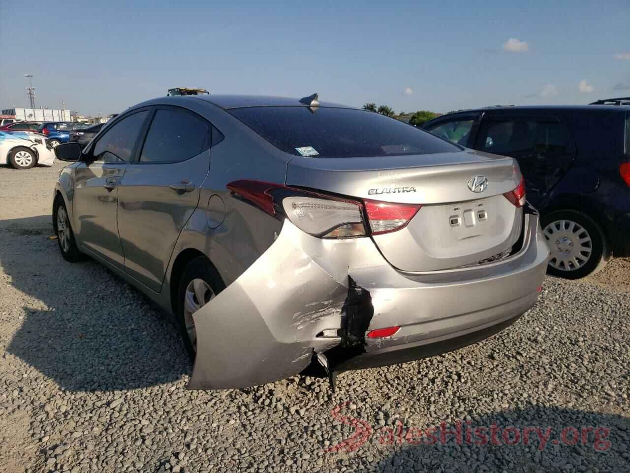 KMHDH4AE4GU532233 2016 HYUNDAI ELANTRA