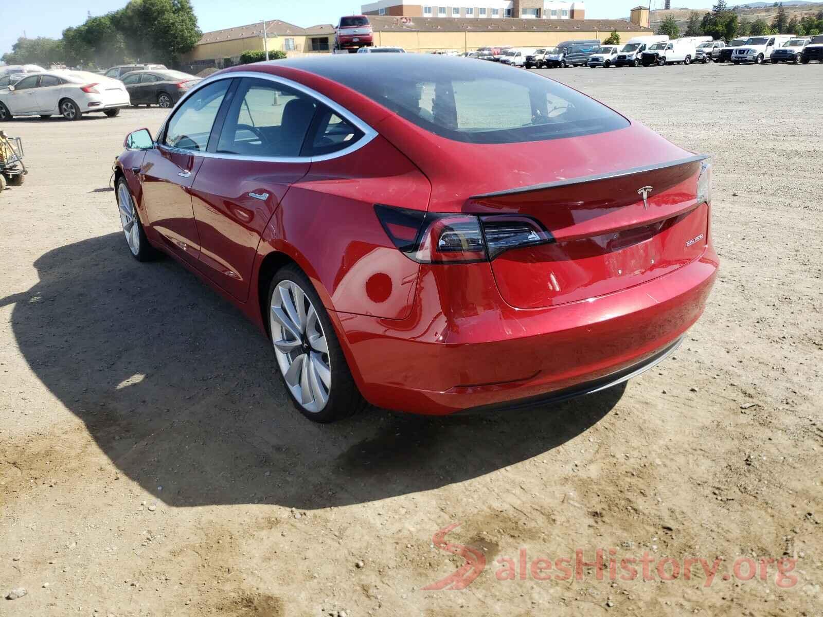 5YJ3E1EB2JF063117 2018 TESLA MODEL 3