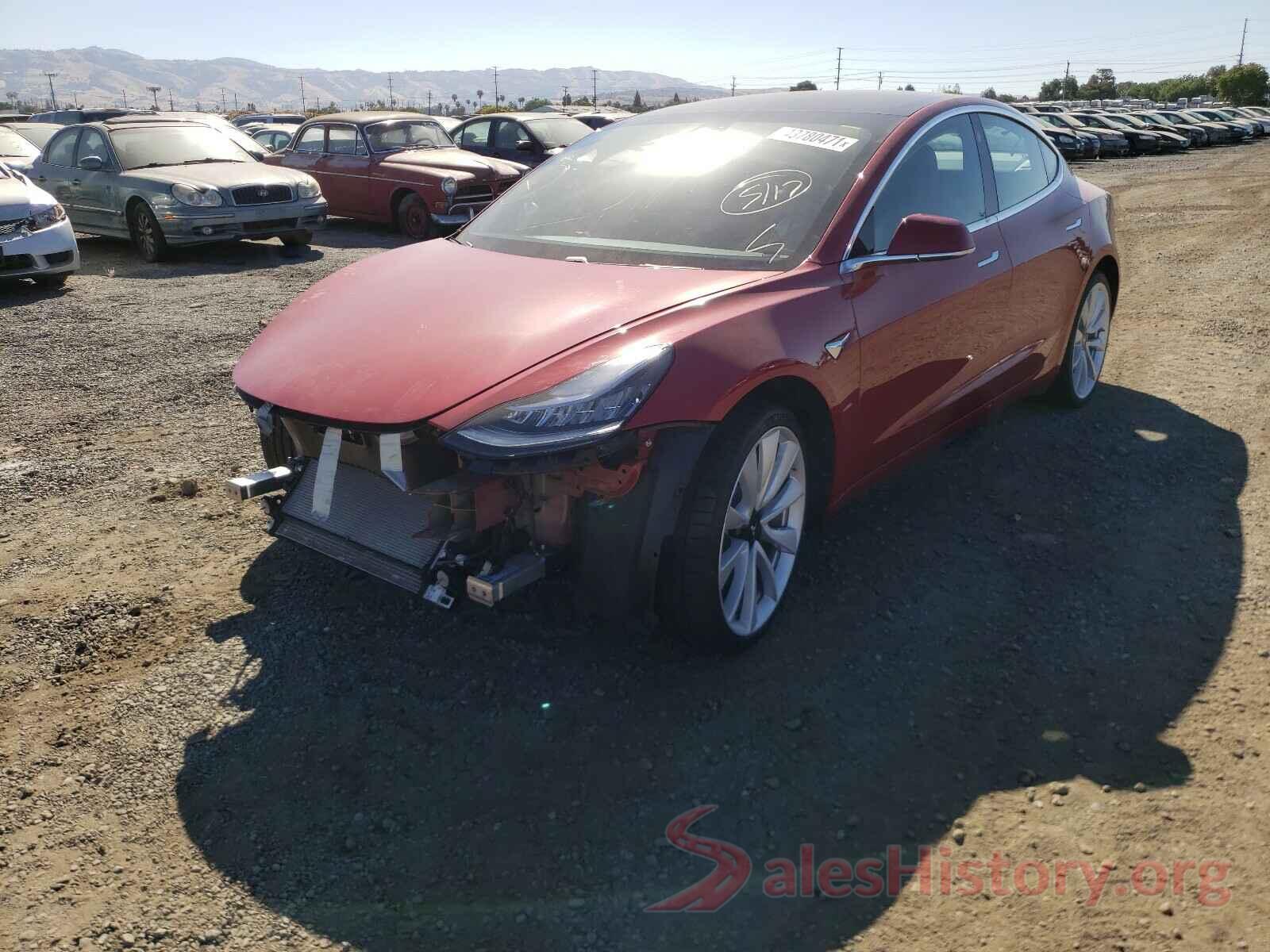 5YJ3E1EB2JF063117 2018 TESLA MODEL 3