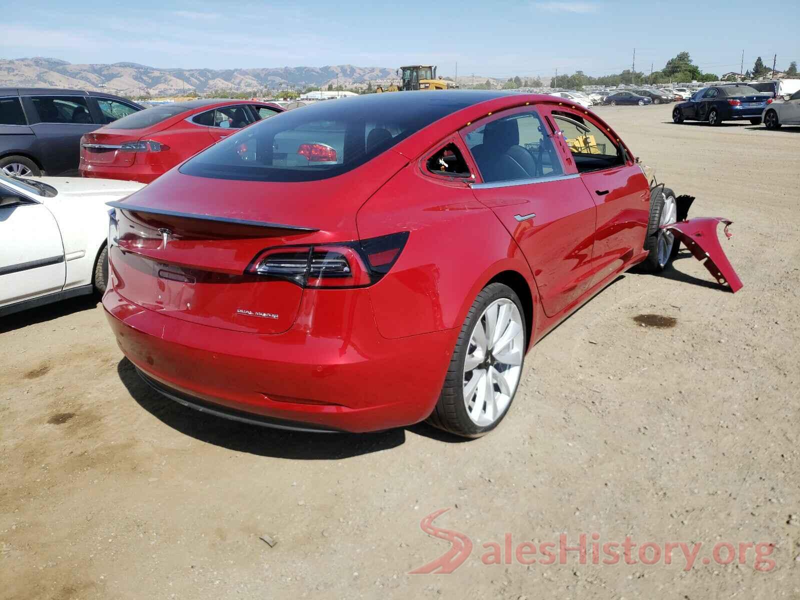 5YJ3E1EB2JF063117 2018 TESLA MODEL 3