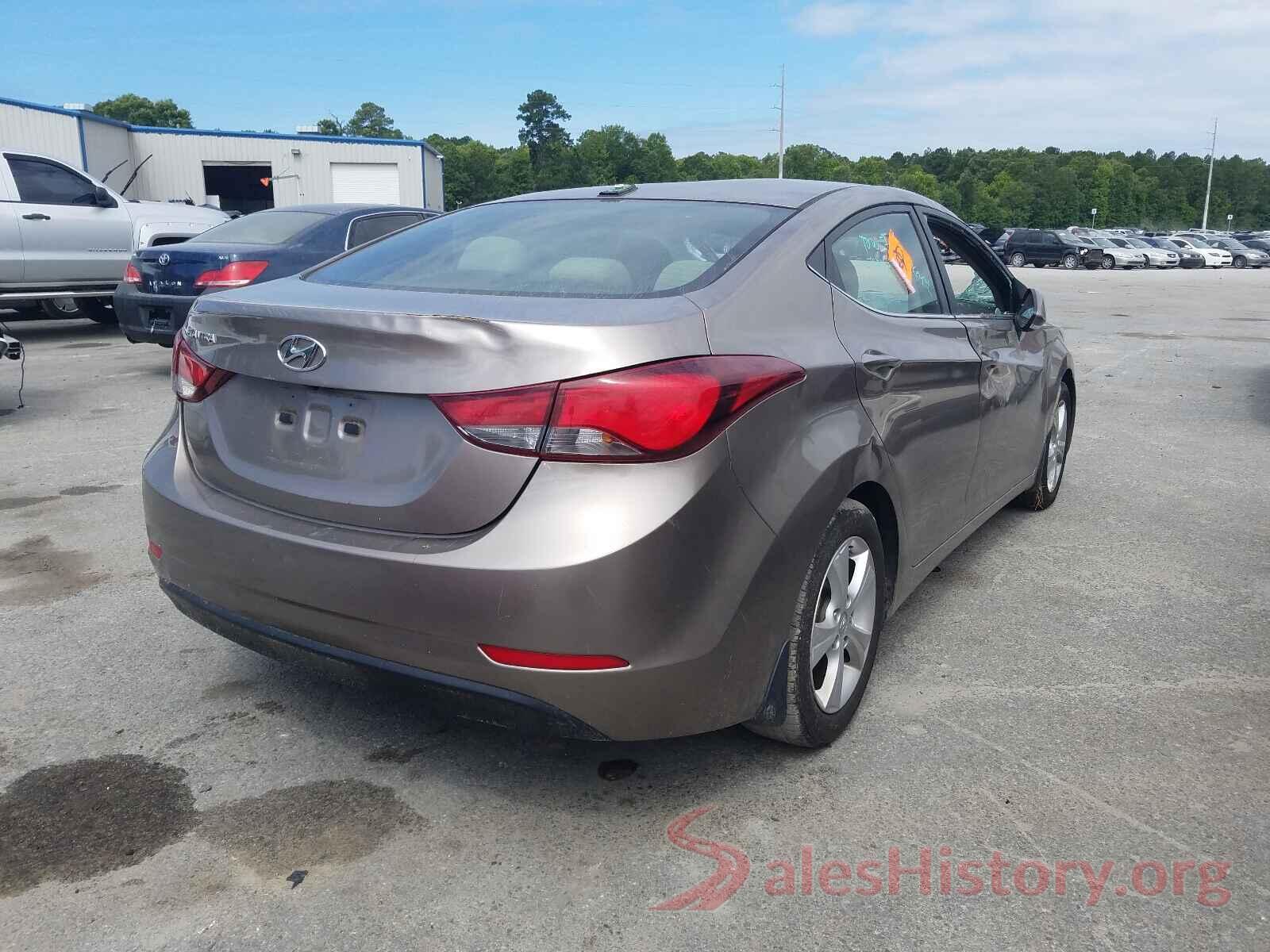 5NPDH4AE9GH676214 2016 HYUNDAI ELANTRA