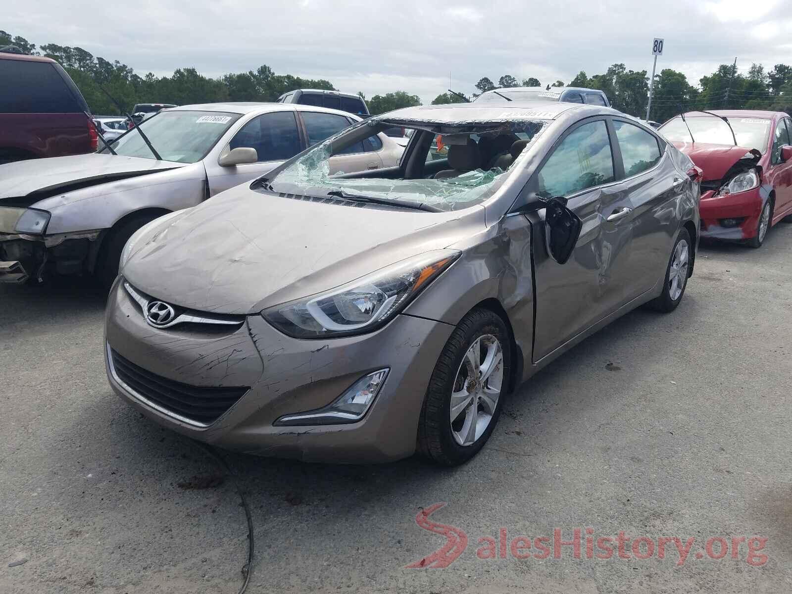 5NPDH4AE9GH676214 2016 HYUNDAI ELANTRA