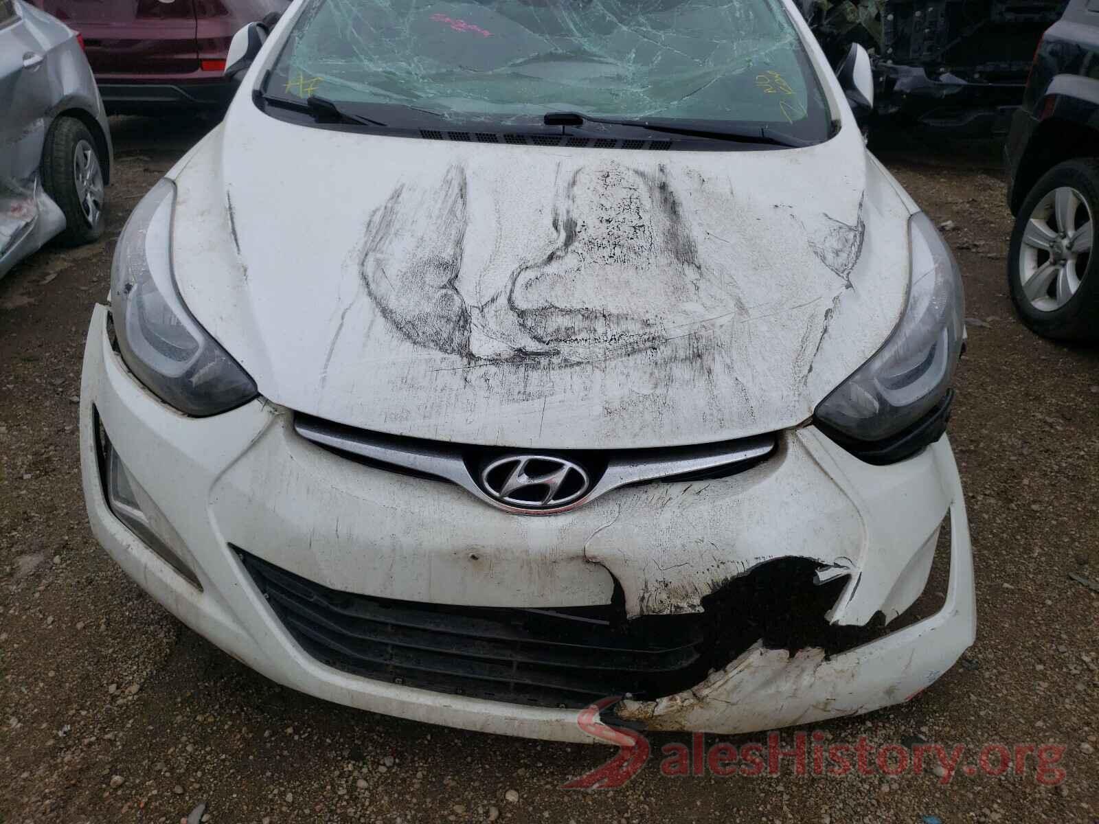 5NPDH4AE0GH661133 2016 HYUNDAI ELANTRA