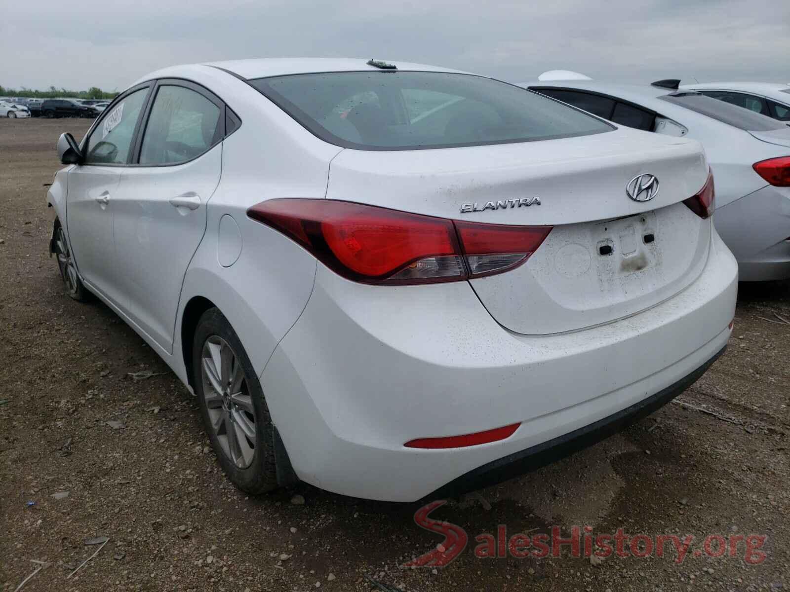 5NPDH4AE0GH661133 2016 HYUNDAI ELANTRA