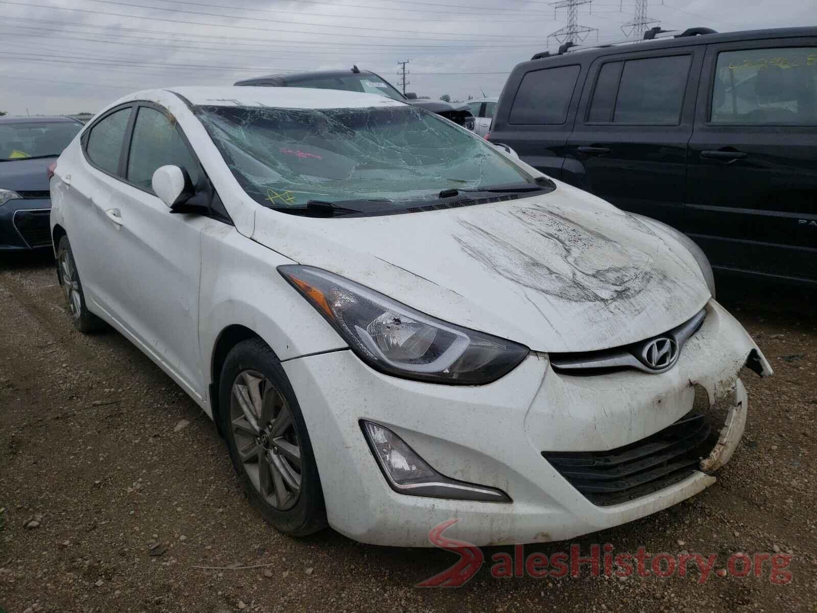 5NPDH4AE0GH661133 2016 HYUNDAI ELANTRA