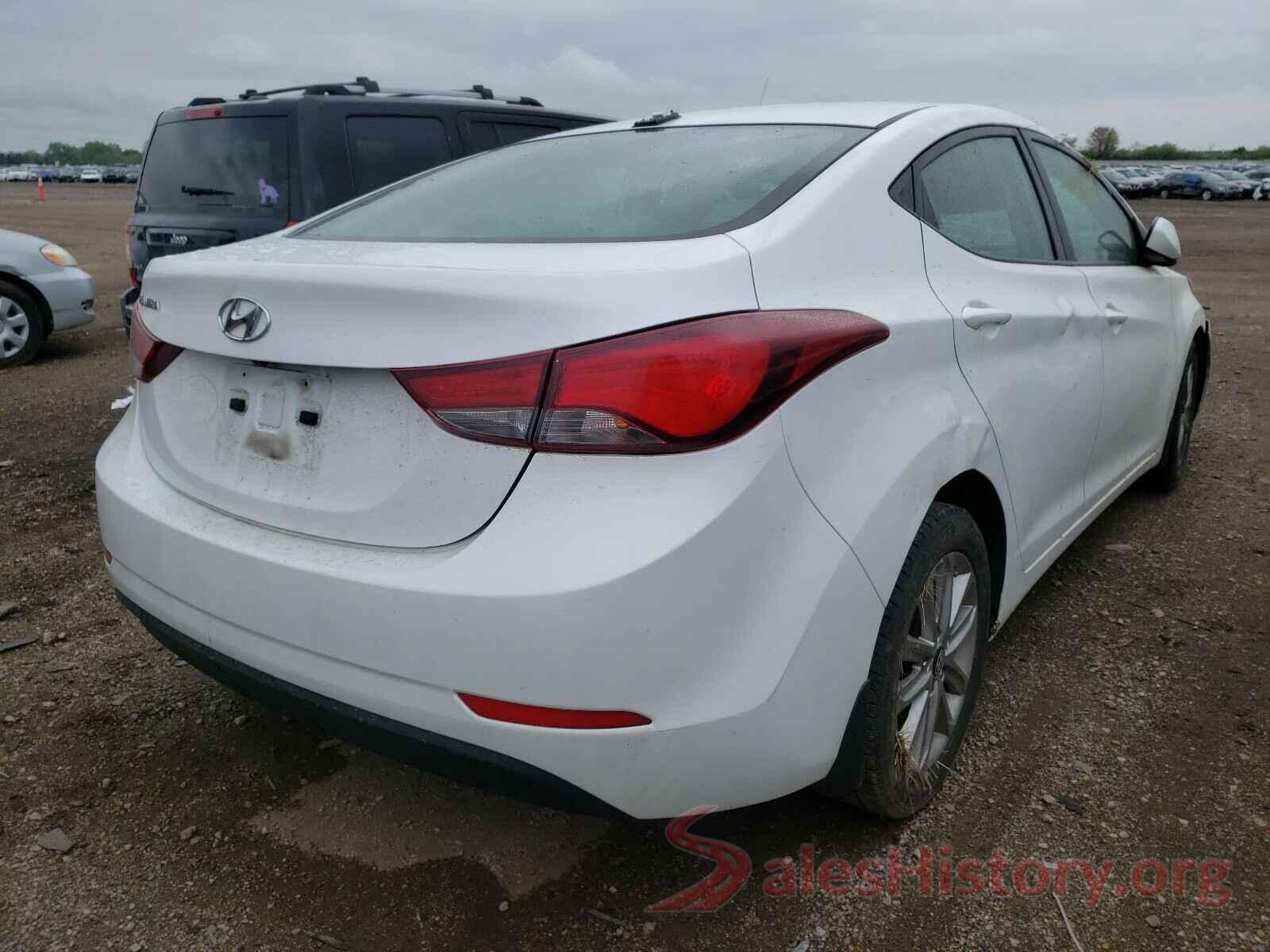 5NPDH4AE0GH661133 2016 HYUNDAI ELANTRA