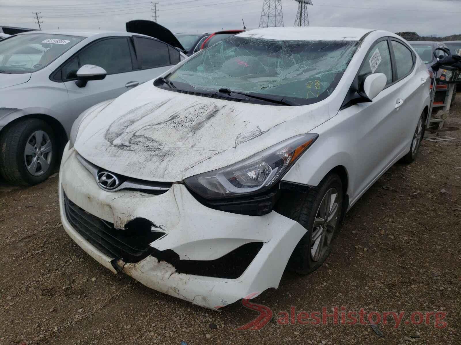 5NPDH4AE0GH661133 2016 HYUNDAI ELANTRA