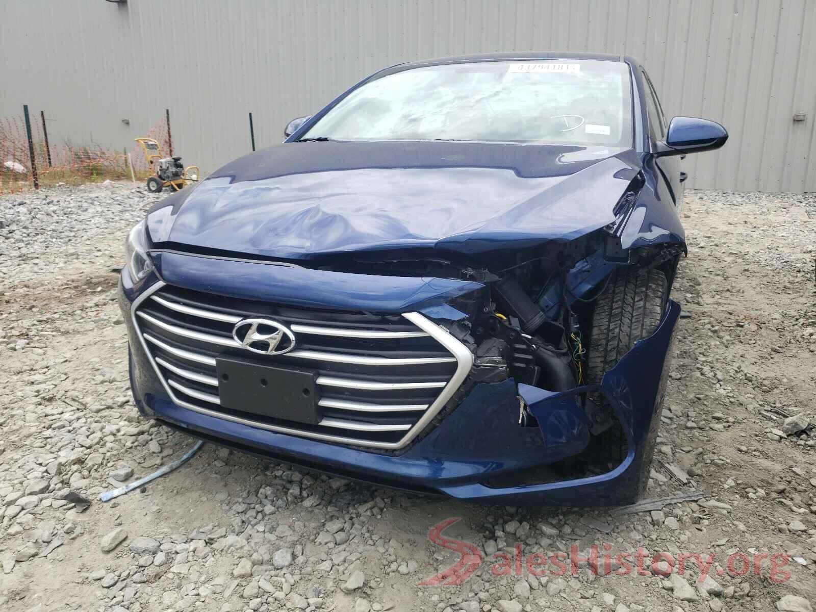 5NPD84LF8JH370277 2018 HYUNDAI ELANTRA