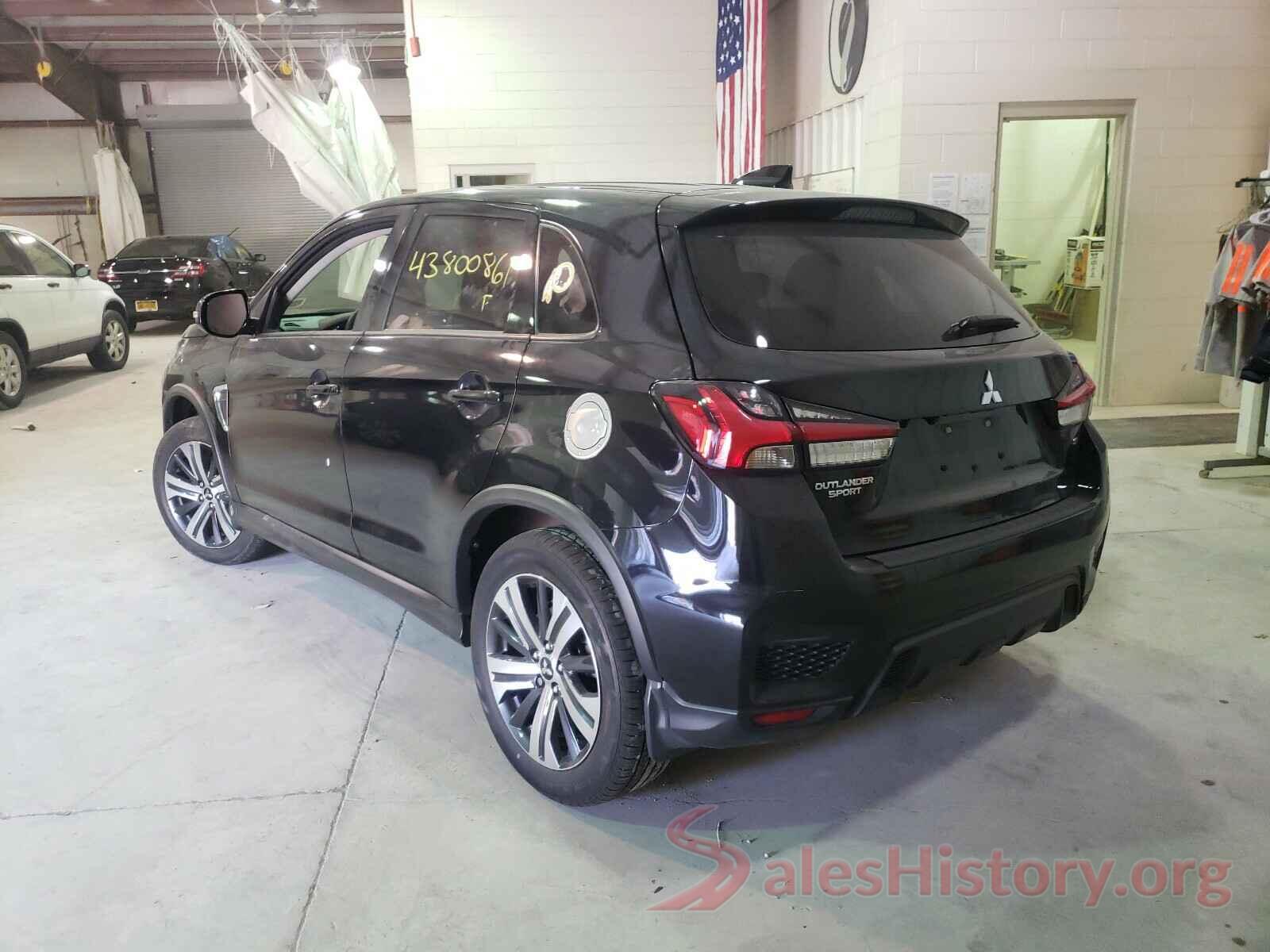 JA4AR3AU7LU003157 2020 MITSUBISHI OUTLANDER