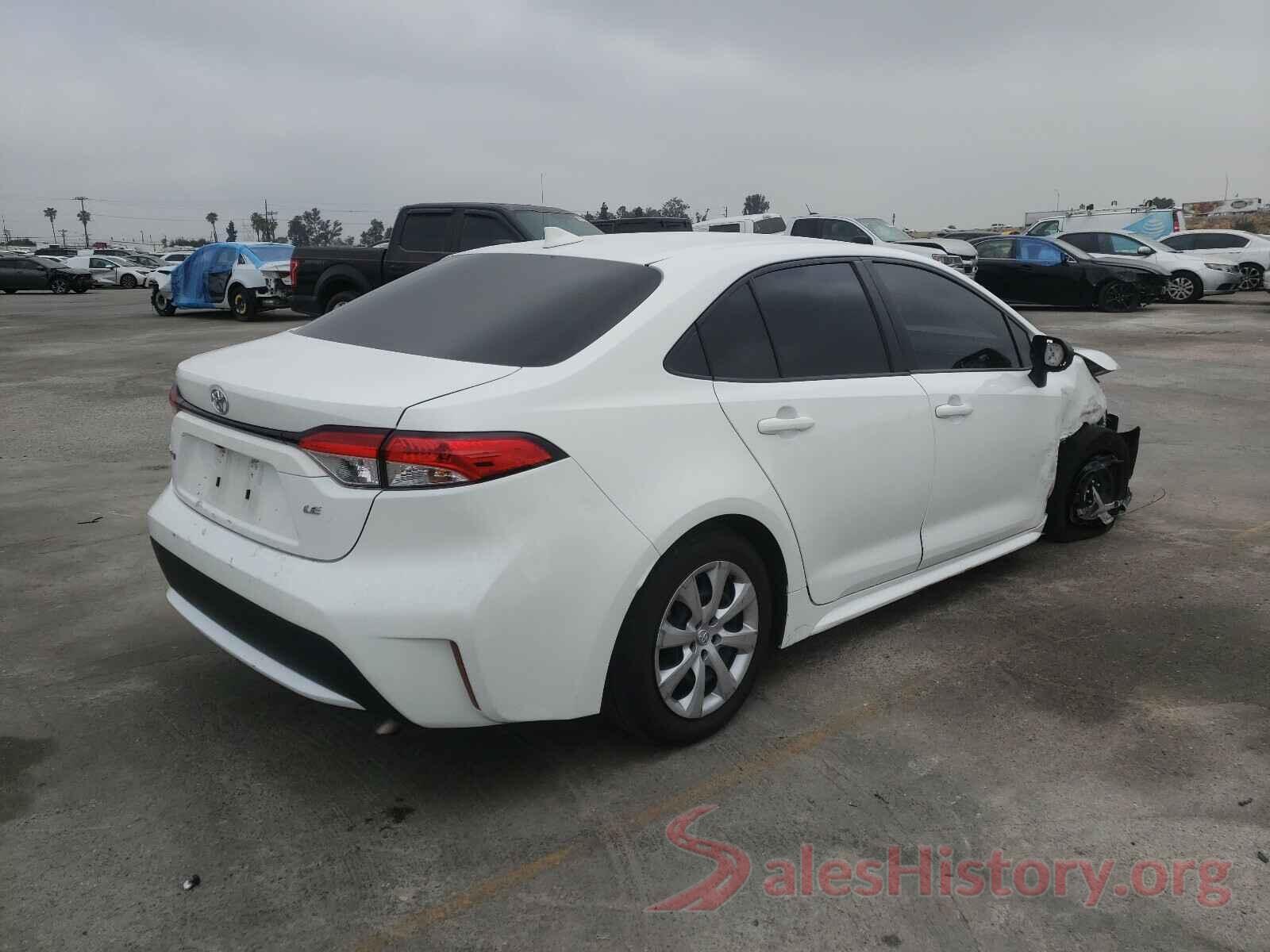 JTDEPRAE8LJ030135 2020 TOYOTA COROLLA