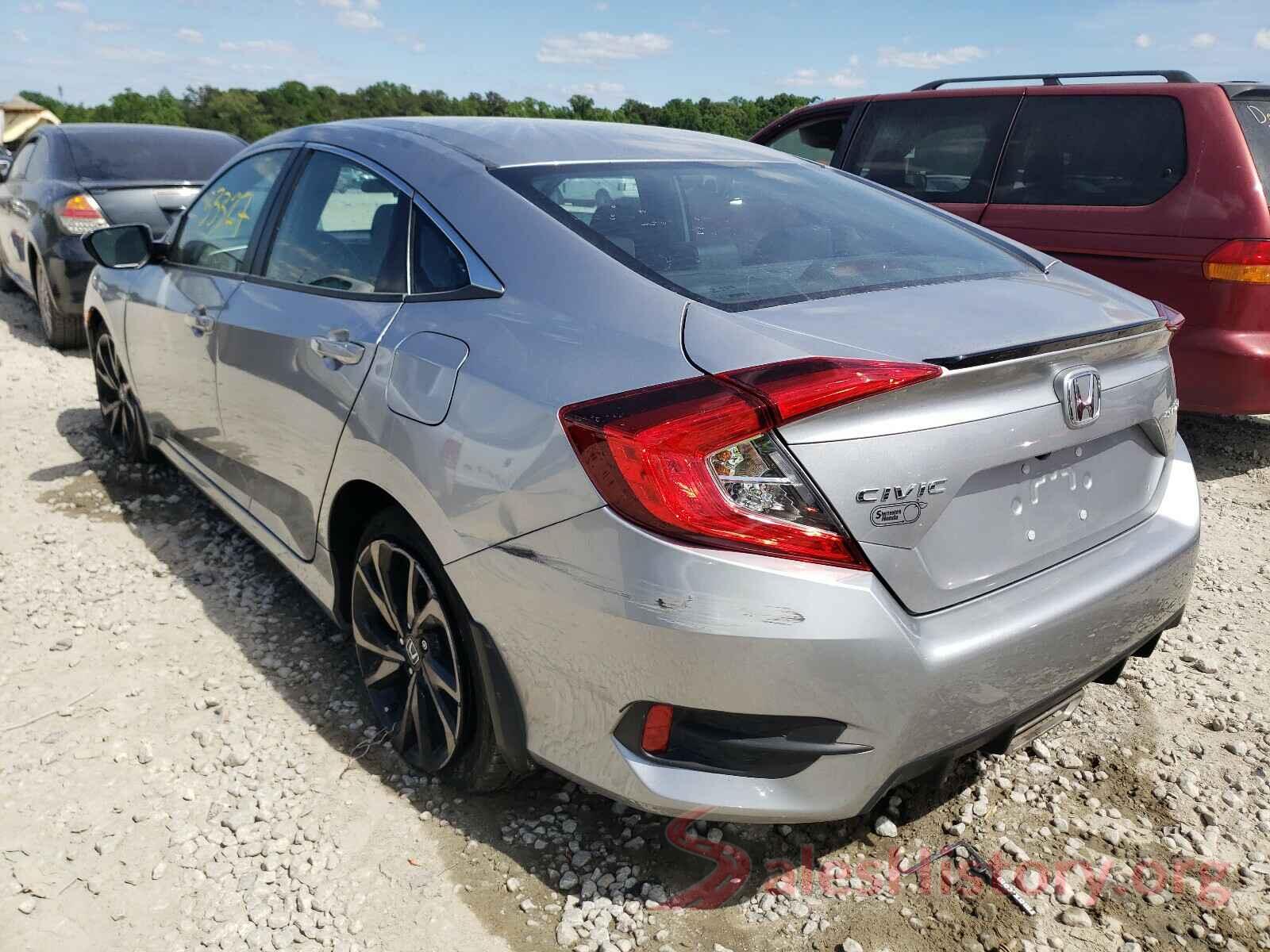 2HGFC2F84KH600448 2019 HONDA CIVIC