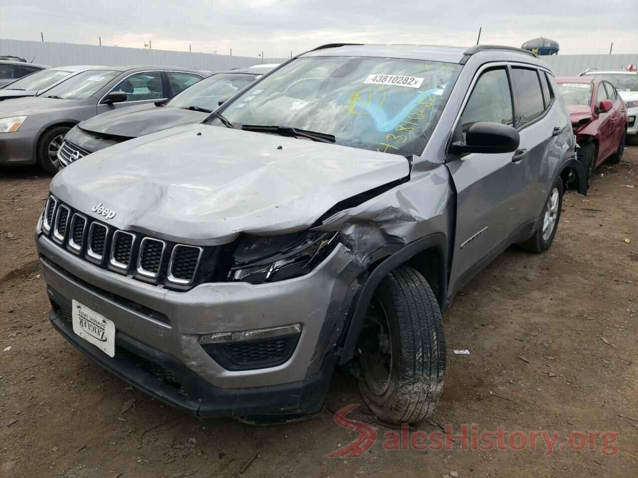 3C4NJCAB2KT637627 2019 JEEP COMPASS