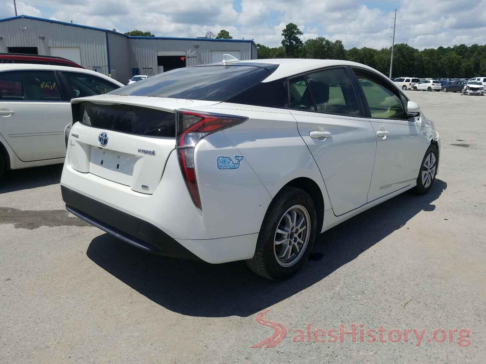 JTDKARFU4G3004291 2016 TOYOTA PRIUS