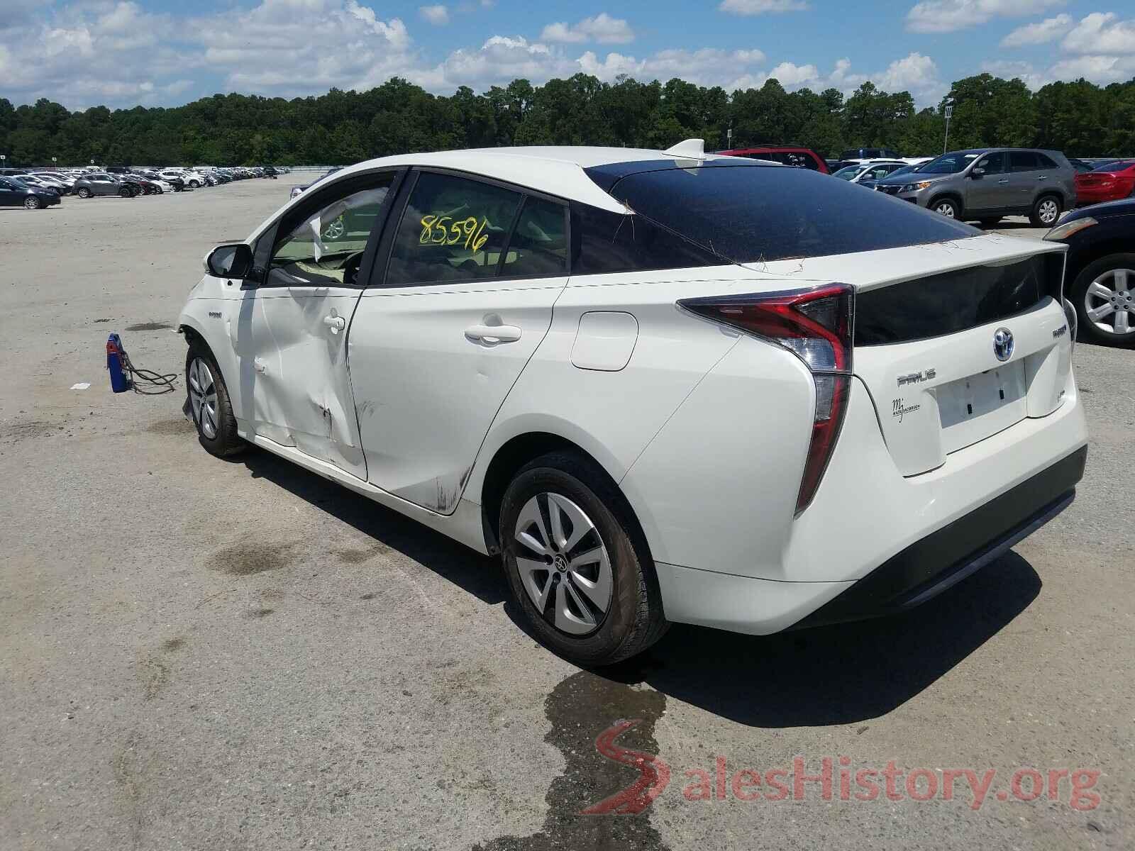 JTDKARFU4G3004291 2016 TOYOTA PRIUS