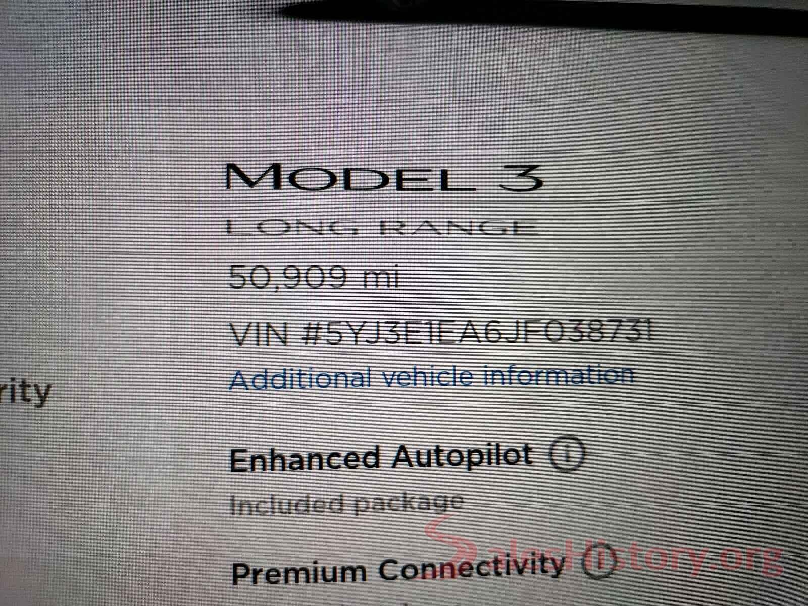 5YJ3E1EA6JF038731 2018 TESLA MODEL 3