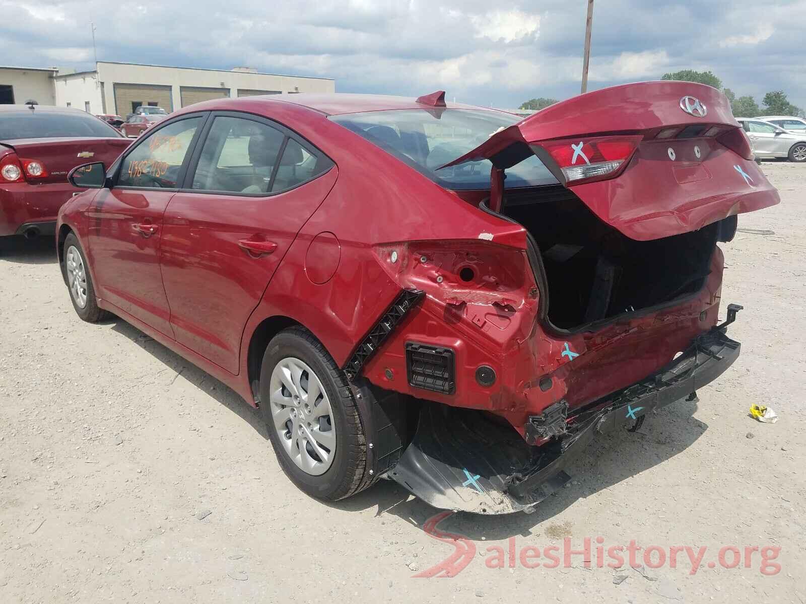 KMHD74LF1HU190699 2017 HYUNDAI ELANTRA