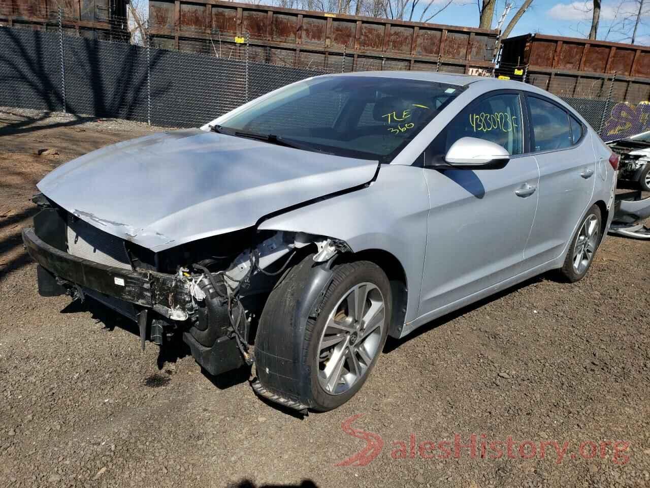 KMHD84LF1JU612845 2018 HYUNDAI ELANTRA