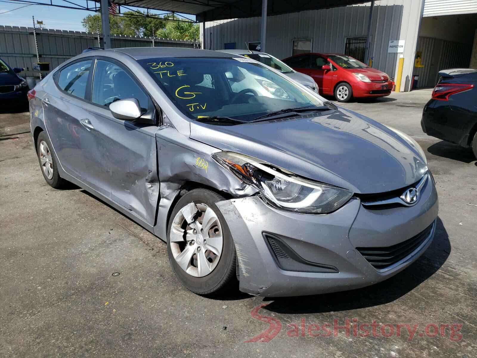 KMHDH4AE7GU489832 2016 HYUNDAI ELANTRA