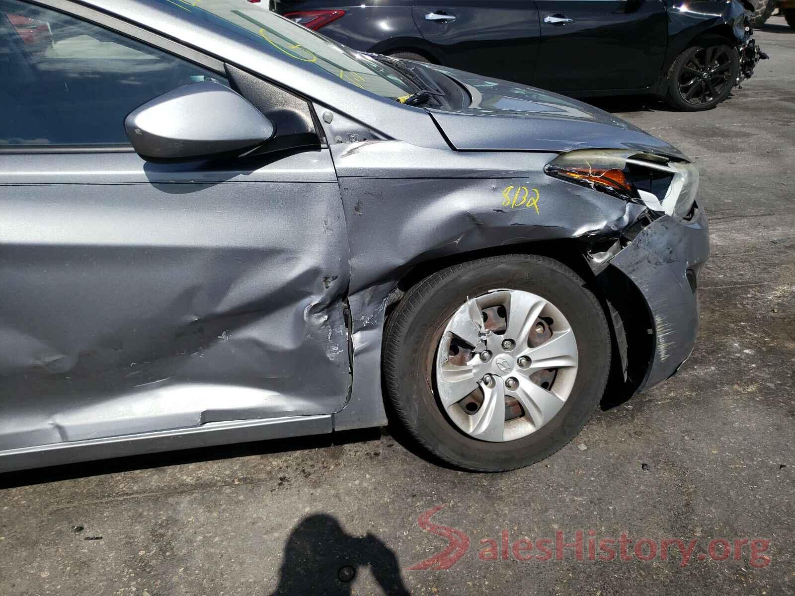 KMHDH4AE7GU489832 2016 HYUNDAI ELANTRA