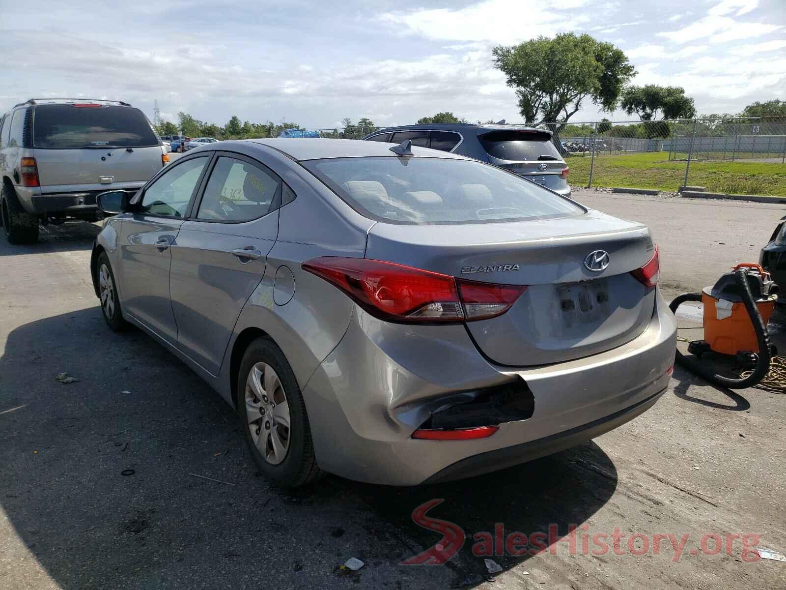 KMHDH4AE7GU489832 2016 HYUNDAI ELANTRA