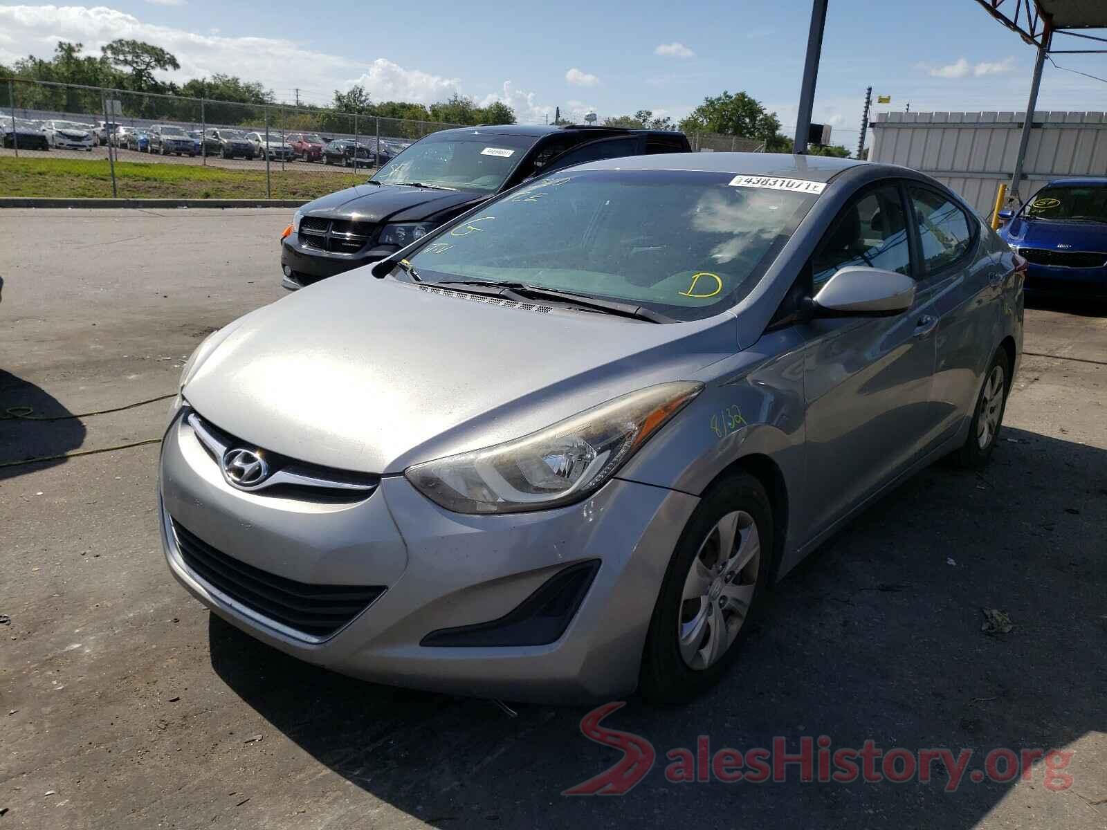 KMHDH4AE7GU489832 2016 HYUNDAI ELANTRA