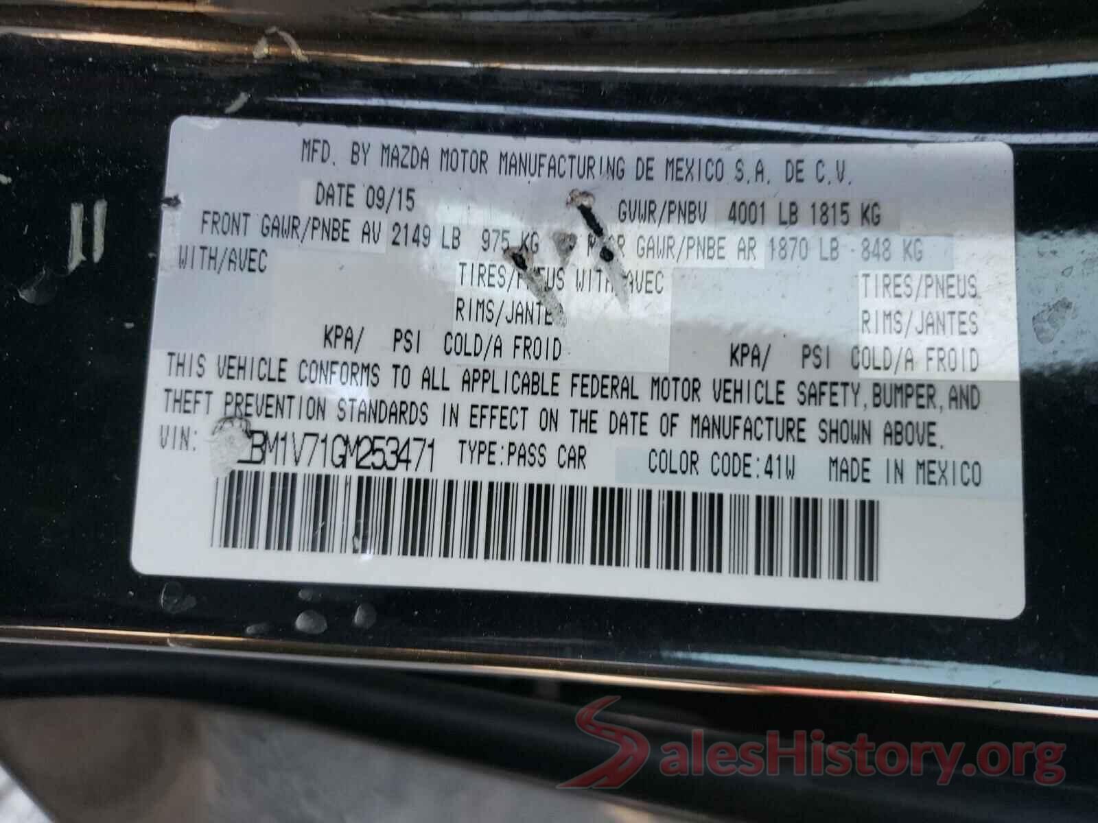 3MZBM1V71GM253471 2016 MAZDA 3