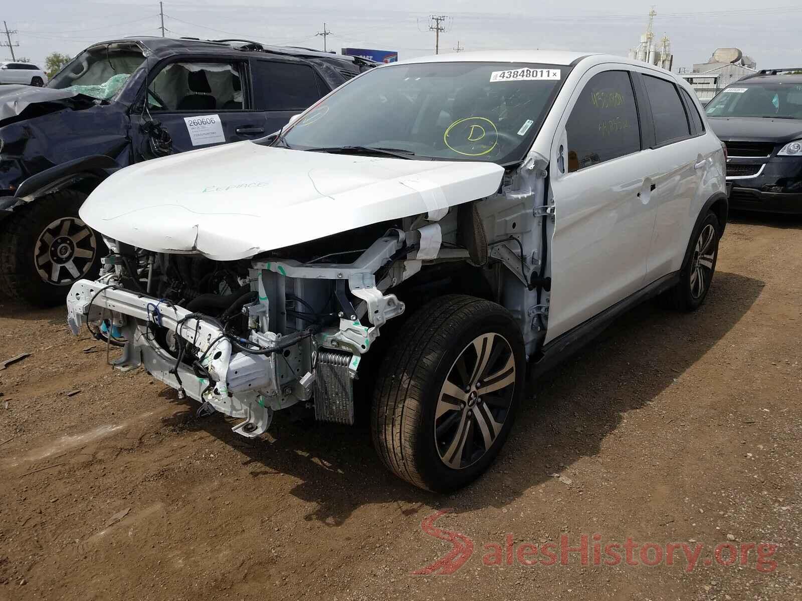 JA4AP3AU4LU027874 2020 MITSUBISHI OUTLANDER