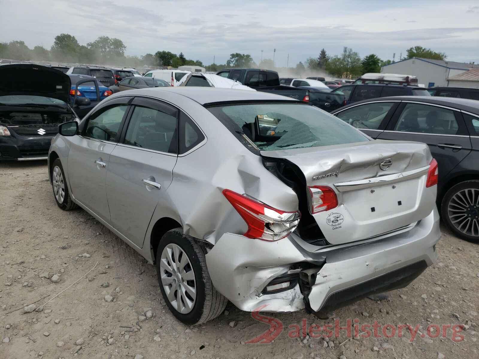 3N1AB7AP5KY321420 2019 NISSAN SENTRA