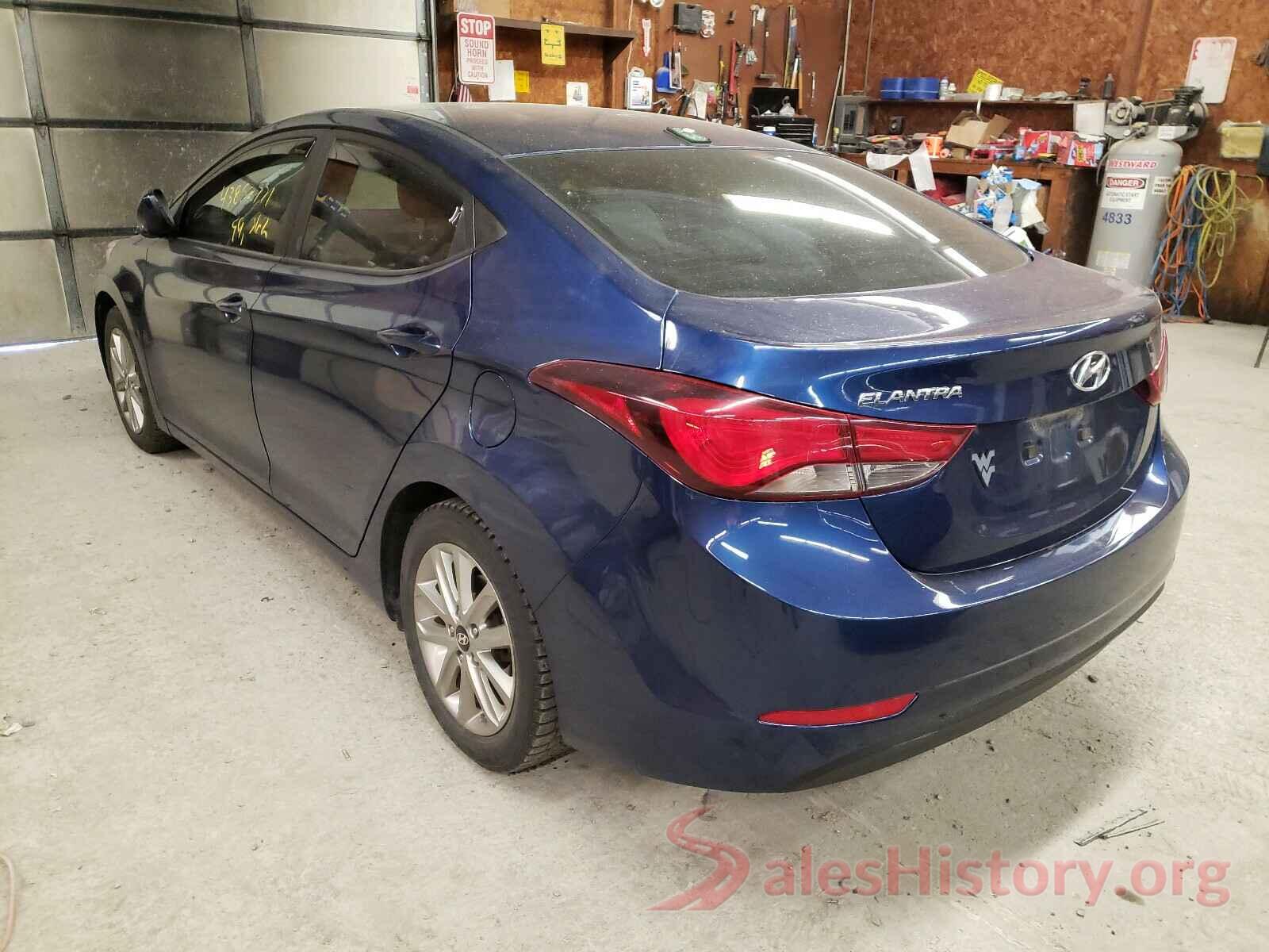 5NPDH4AE3GH672577 2016 HYUNDAI ELANTRA