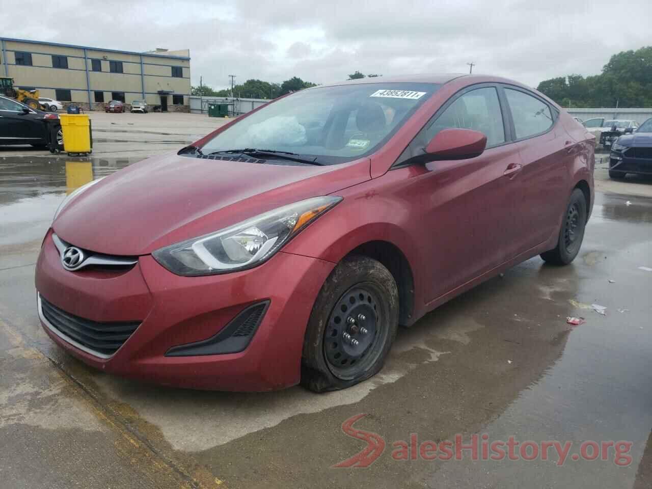 5NPDH4AE8GH676026 2016 HYUNDAI ELANTRA