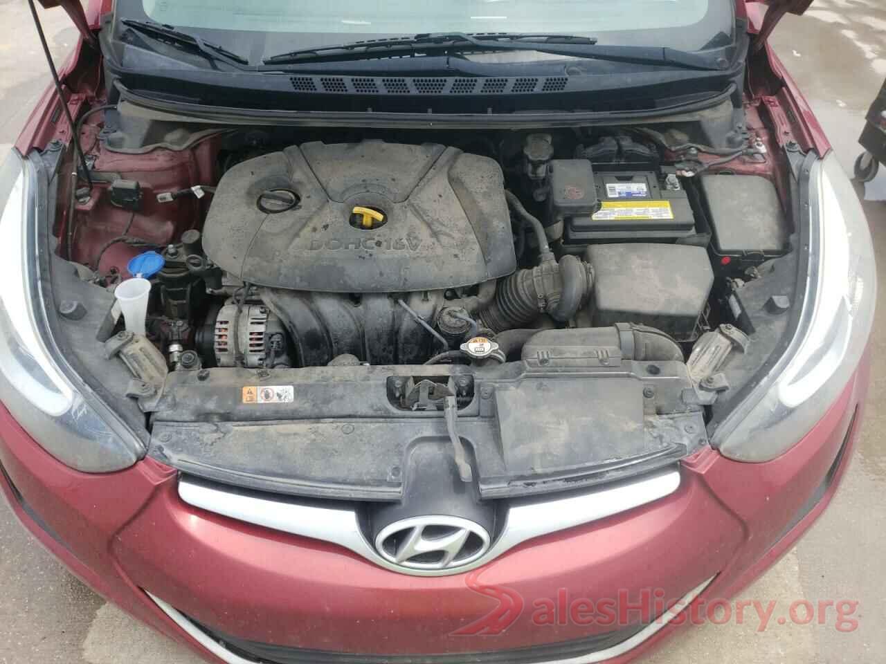 5NPDH4AE8GH676026 2016 HYUNDAI ELANTRA