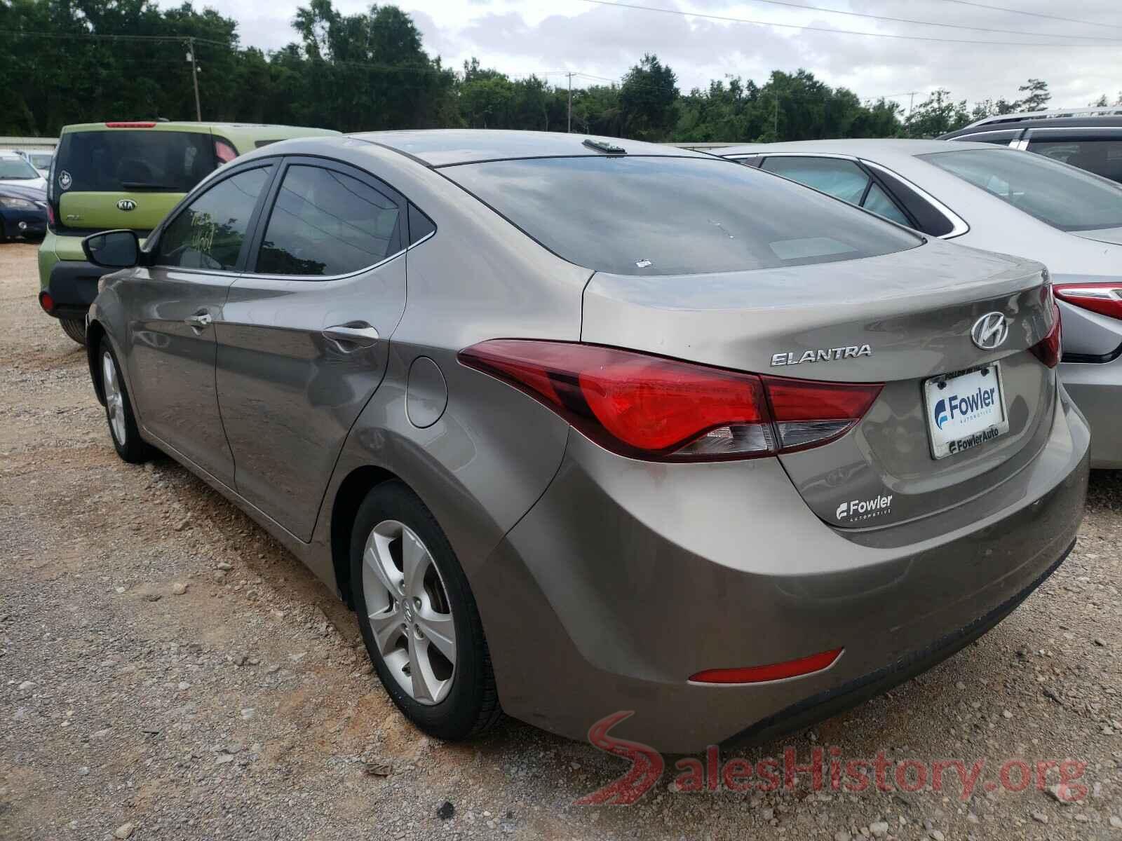 5NPDH4AEXGH763197 2016 HYUNDAI ELANTRA