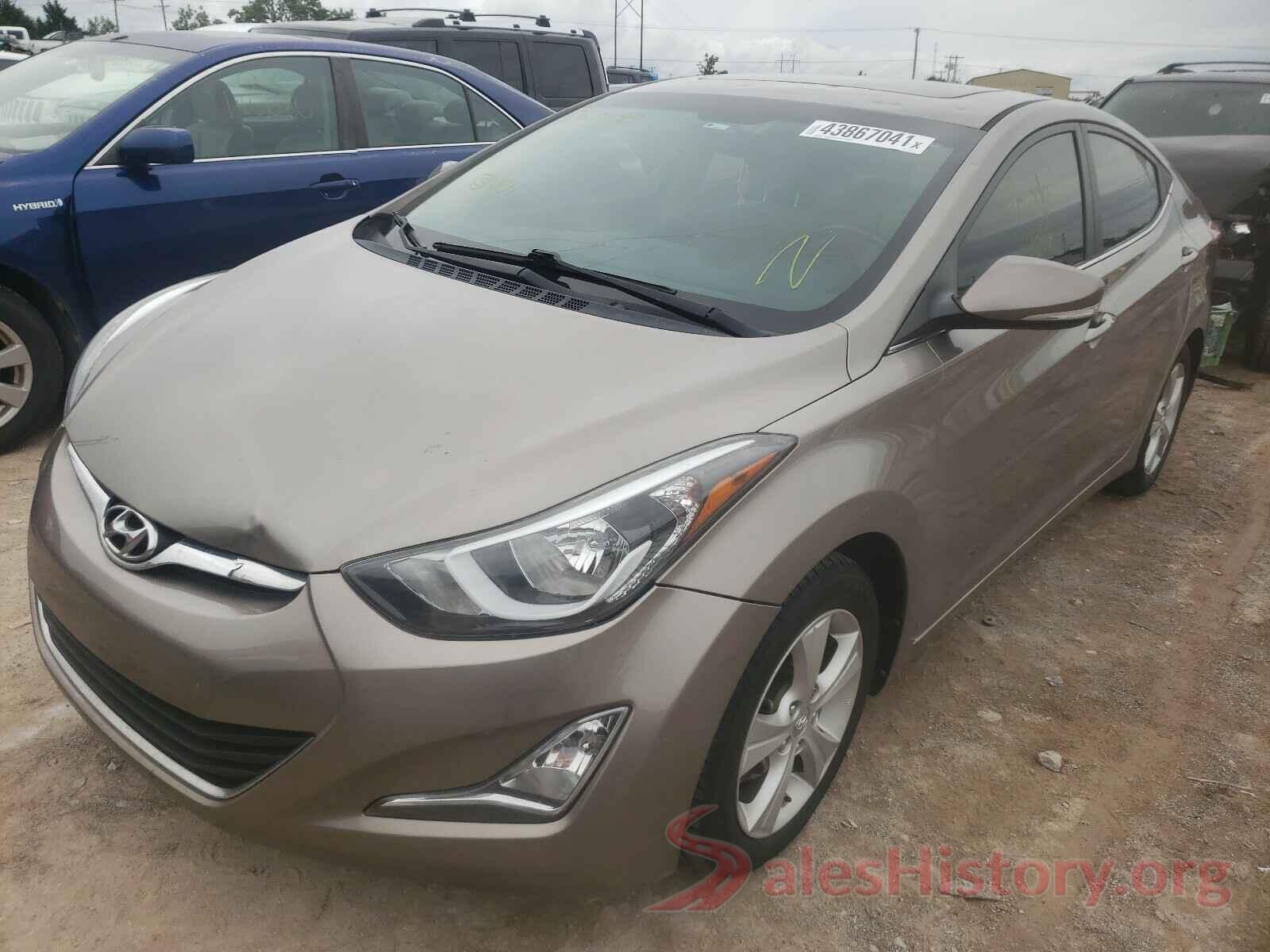 5NPDH4AEXGH763197 2016 HYUNDAI ELANTRA