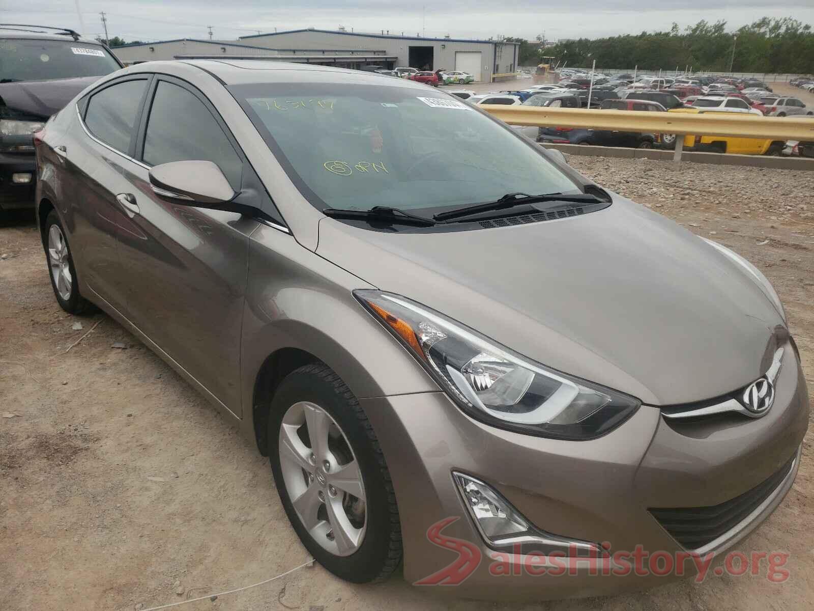 5NPDH4AEXGH763197 2016 HYUNDAI ELANTRA