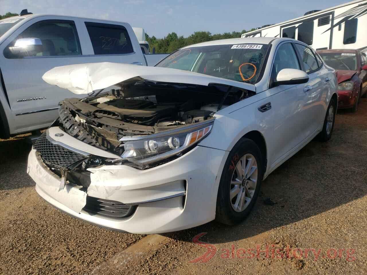 KNAGT4L39G5076765 2016 KIA OPTIMA