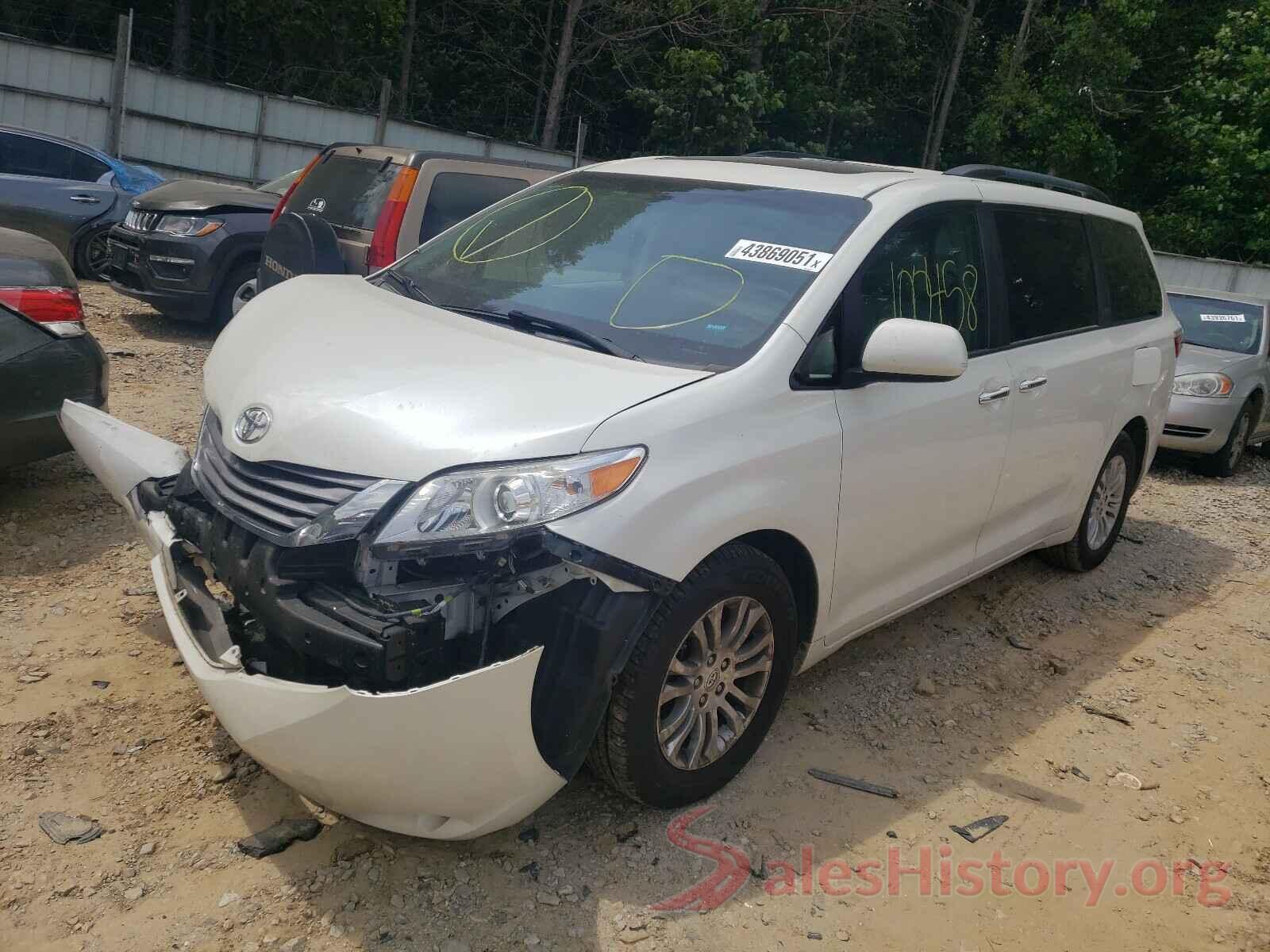 5TDYZ3DC3HS854276 2017 TOYOTA SIENNA