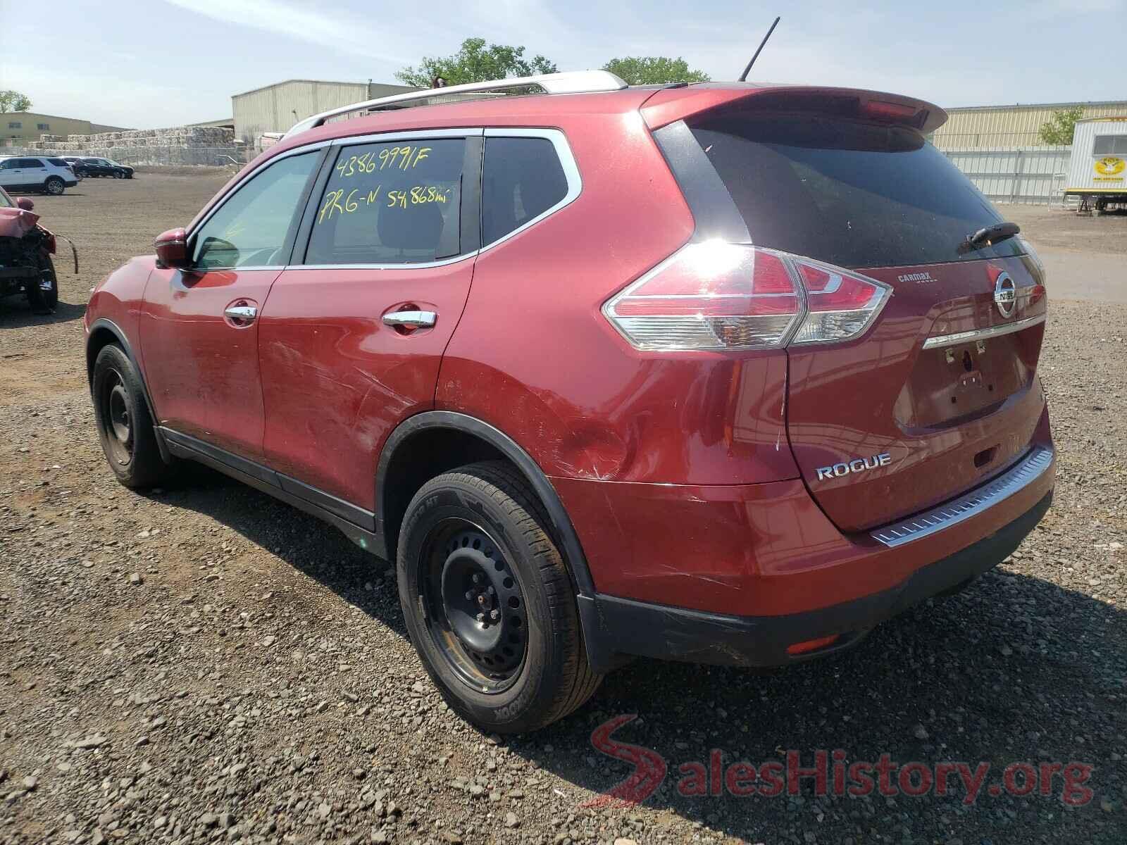 5N1AT2MV7GC841217 2016 NISSAN ROGUE