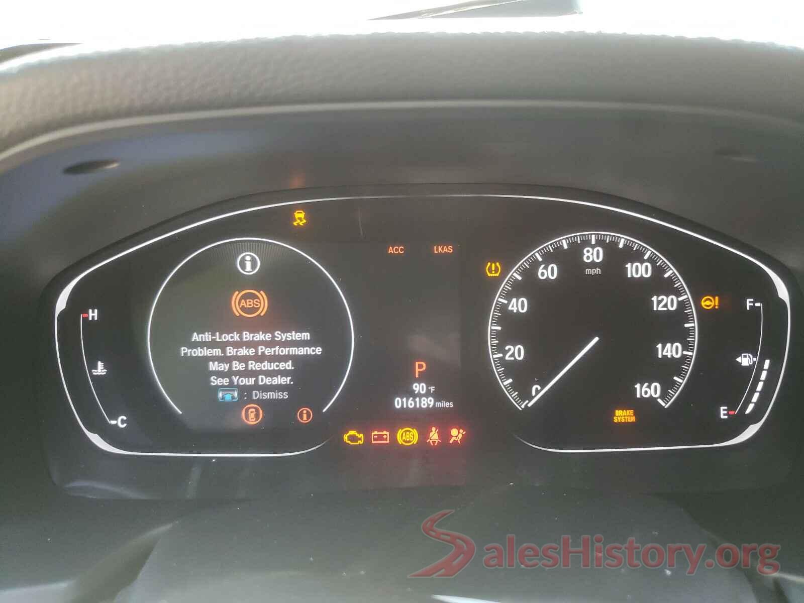 1HGCV1F32KA045929 2019 HONDA ACCORD